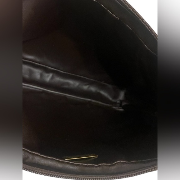 Mario Valentino Vintage Monogrammed Leather Clutch/Toiletry Bag🔥EUC! - Picture 10 of 10